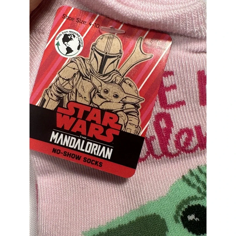 3‎ pairs star wars mandalorian womens no show ankle socks show size 4-10